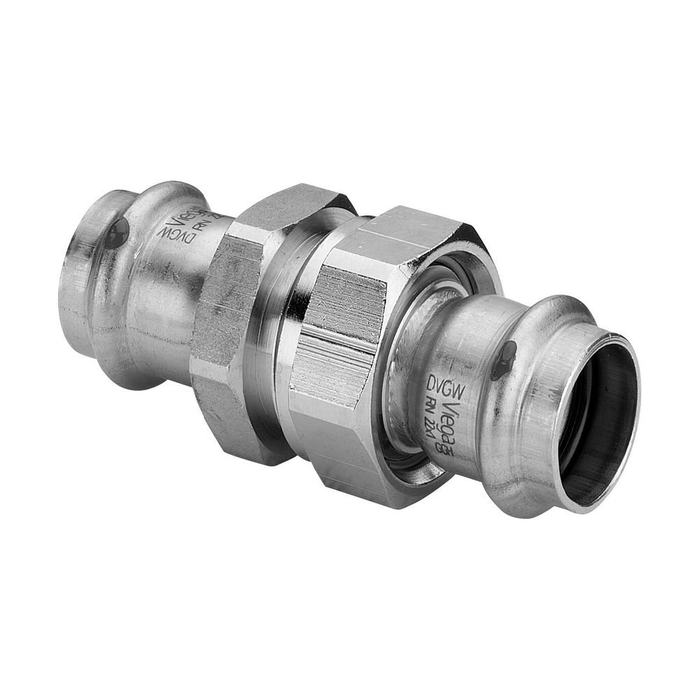 Viega Sanpress Inox Verschraubung mit SC-Contur 2360, d. 35mm, Stahl nichtrostend... VIEGA-437428 4015211437428 (Abb. 3)
