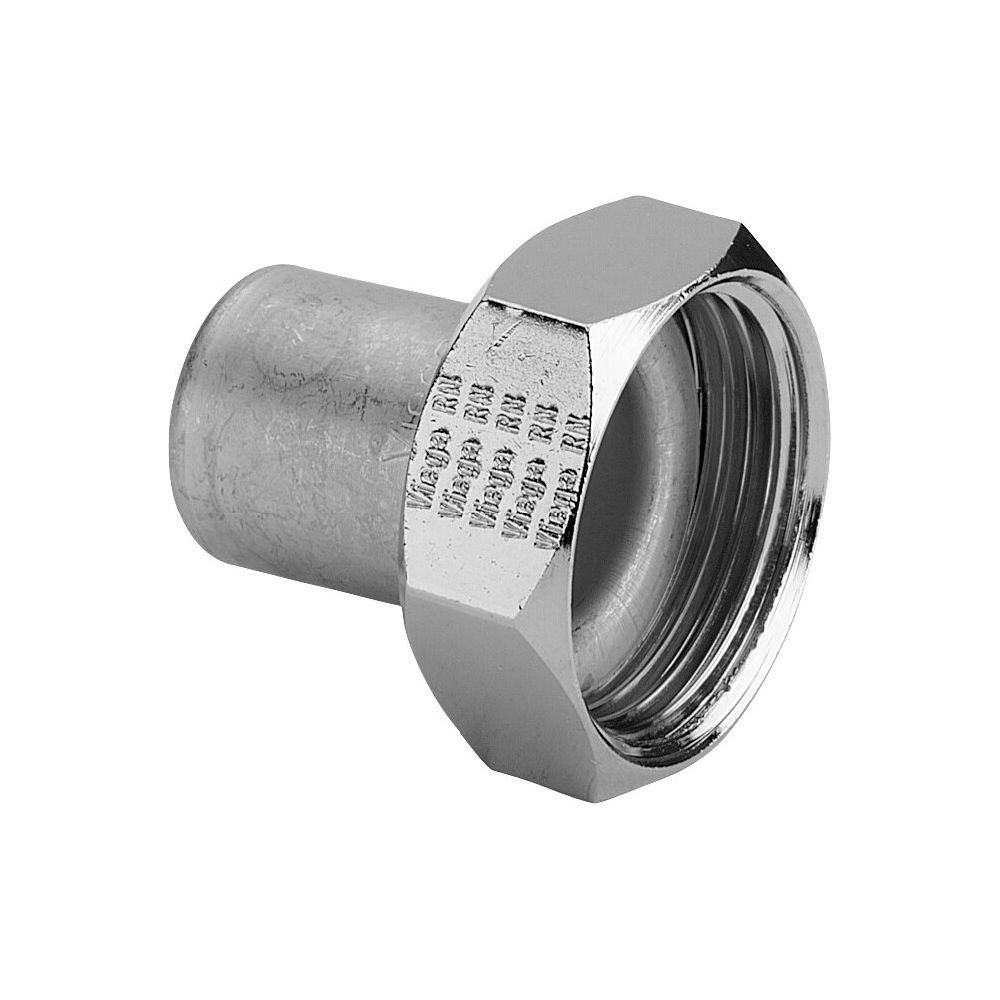 Viega Sanpress Inox Anschlussverschraubung I/A 2364, d. 22mm x G 1", Stahl nichtrostend... VIEGA-438203 4015211438203 (Abb. 3)