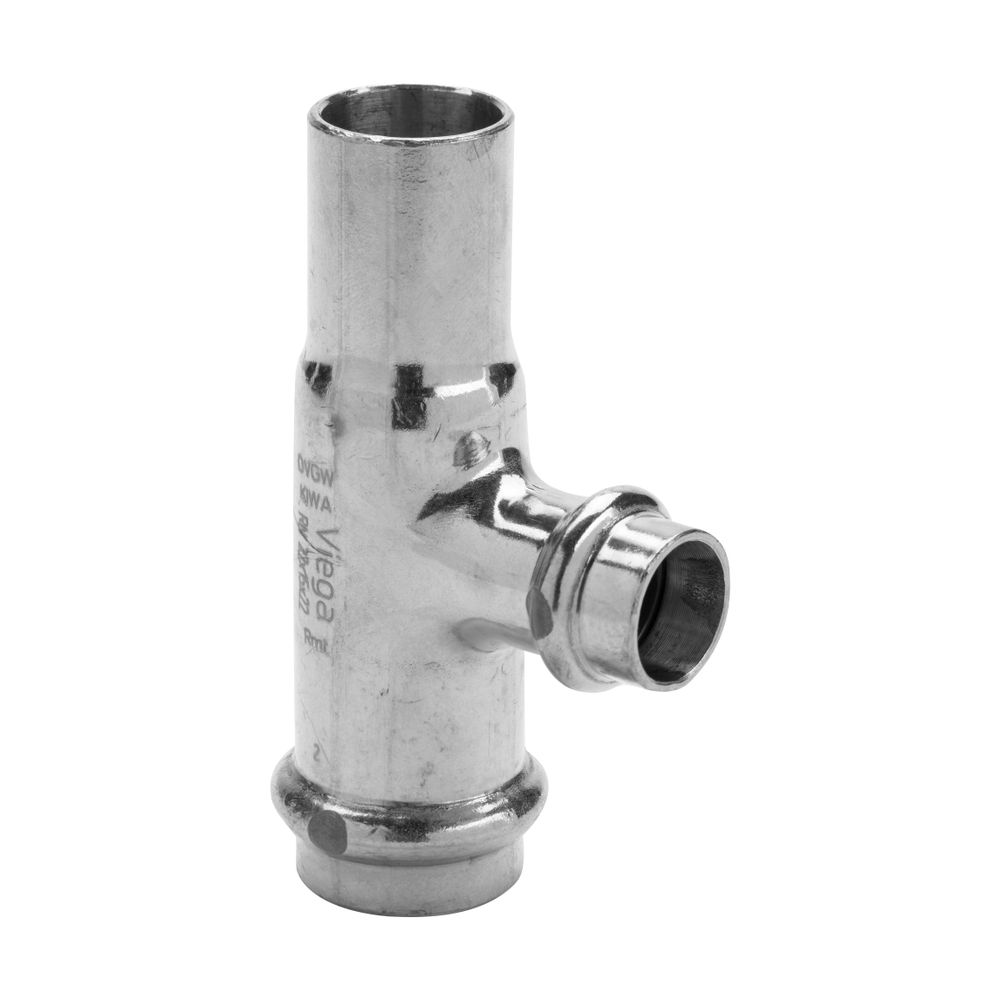 Viega Profipress T-Stück mit SC-Contur 2418.1, d. 22x15x22mm, Kupfer... VIEGA-477356 4015211477356 (Abb. 3)