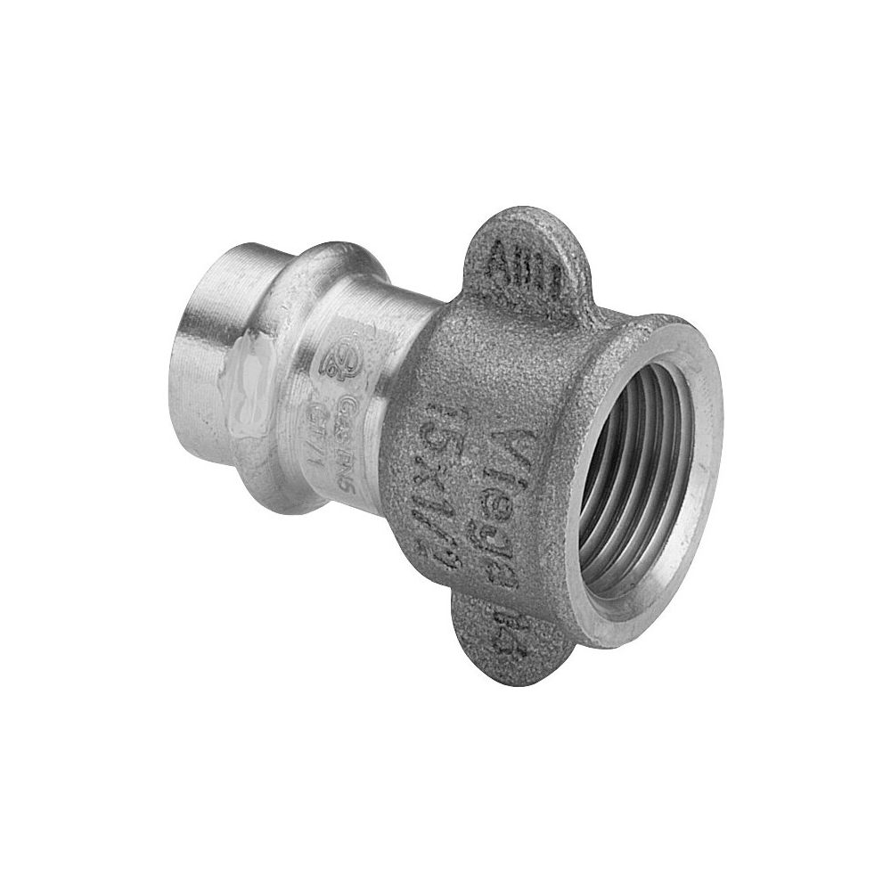 Viega Profipress G Übergangsstück mit SC-Contur 2612.3 für Gas, d. 15mm x Rp 1/2", Rotgus... VIEGA-346478 4015211346478 (Abb. 3)