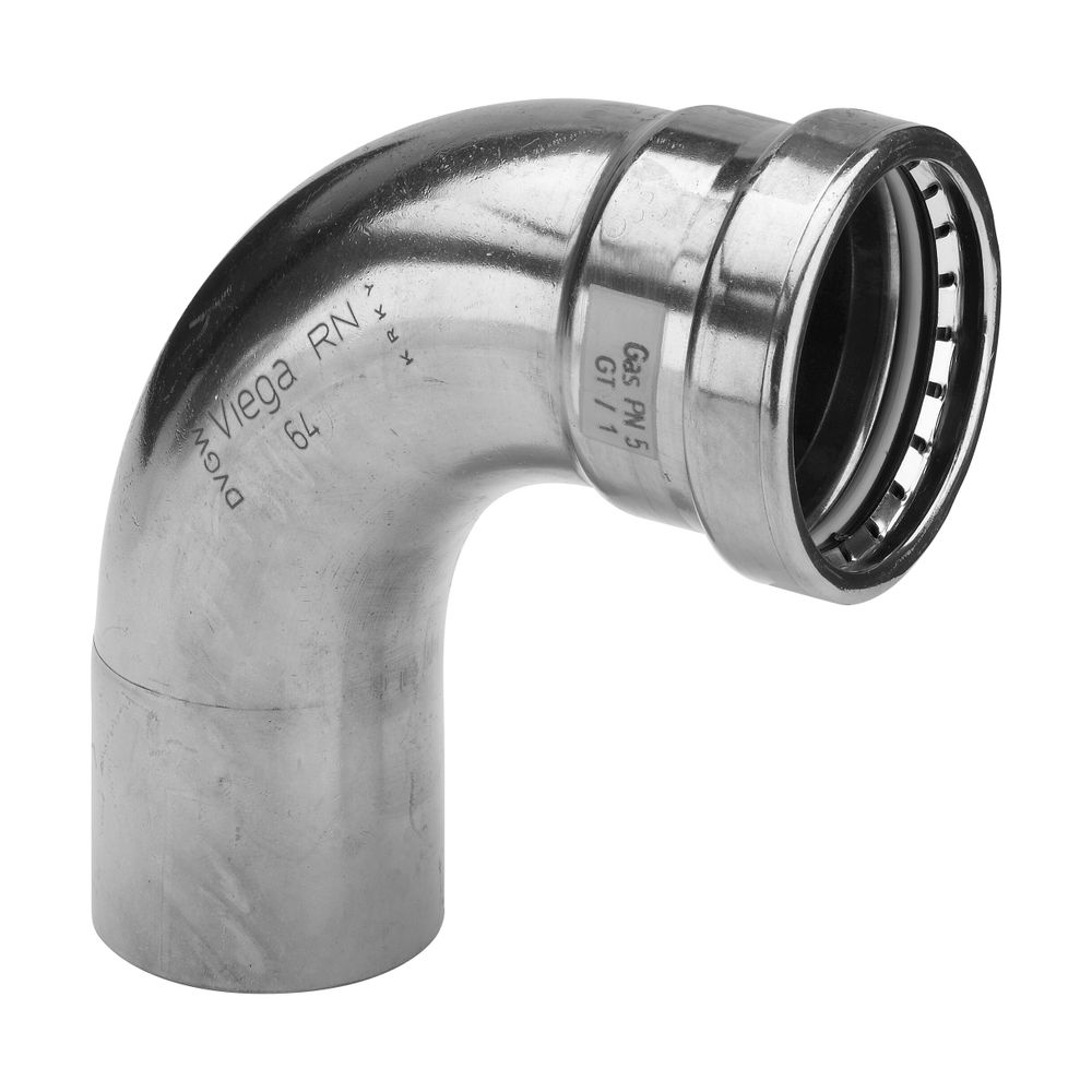 Viega Profipress G XL Bogen I/A 90 Grad 2616.1XL für Gas, d. 64mm, Kupfer... VIEGA-577926 4015211577926 (Abb. 3)