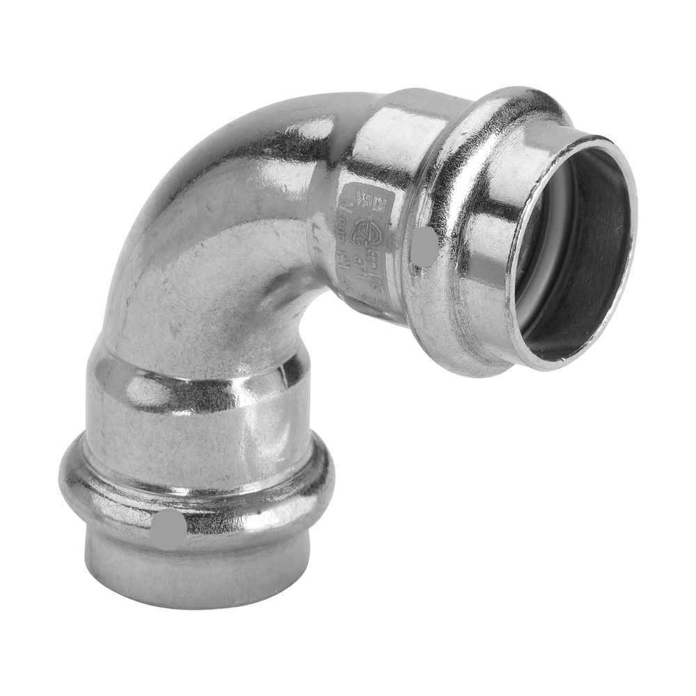 Viega Profipress G Bogen 90 Grad mit SC-Contur 2616 für Gas d. 22mm, Kupfer... VIEGA-345488 4015211345488 (Abb. 3)