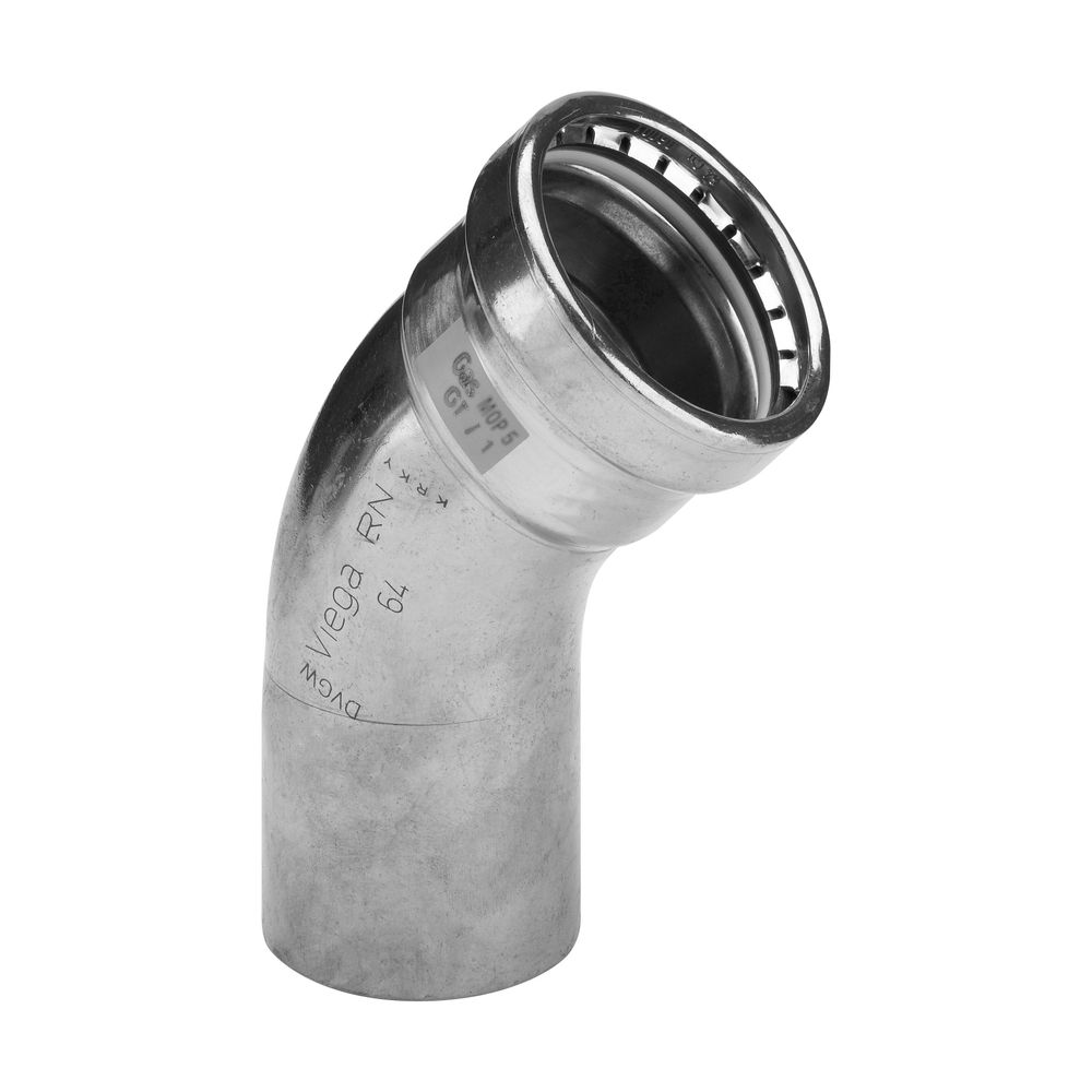 Viega Profipress G XL Bogen I/A 45 Grad 2626.1XL für Gas, d. 64mm, Kupfer... VIEGA-577964 4015211577964 (Abb. 3)