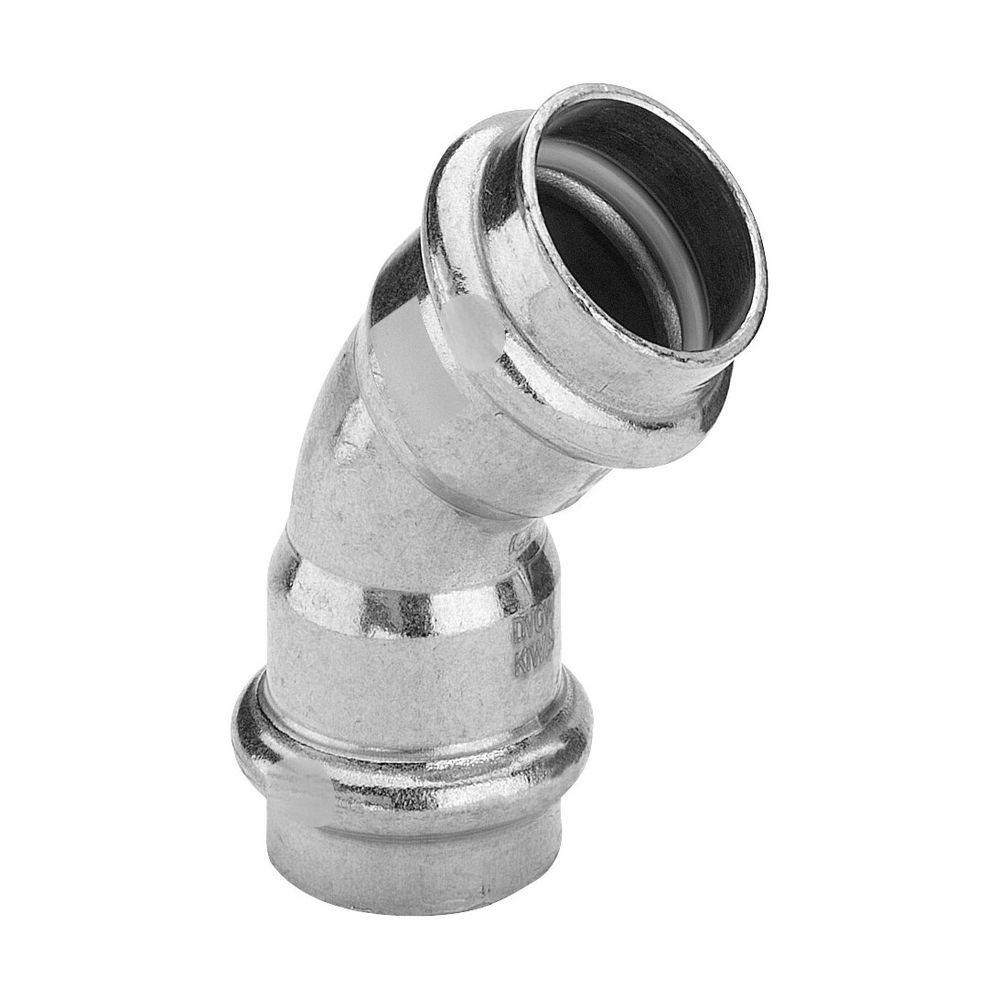 Viega Profipress G Bogen 45 Grad mit SC-Contur 2626 für Gas, d. 22mm, Kupfer... VIEGA-345624 4015211345624 (Abb. 3)