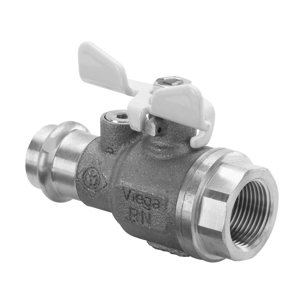 Viega Profipress G Gaskugelhahn mit SC-Contur 2671.3 mit Prüföffnung, Rp 1" x 22mm, Rotgu... VIEGA-659318 4015211659318 (Abb. 5)