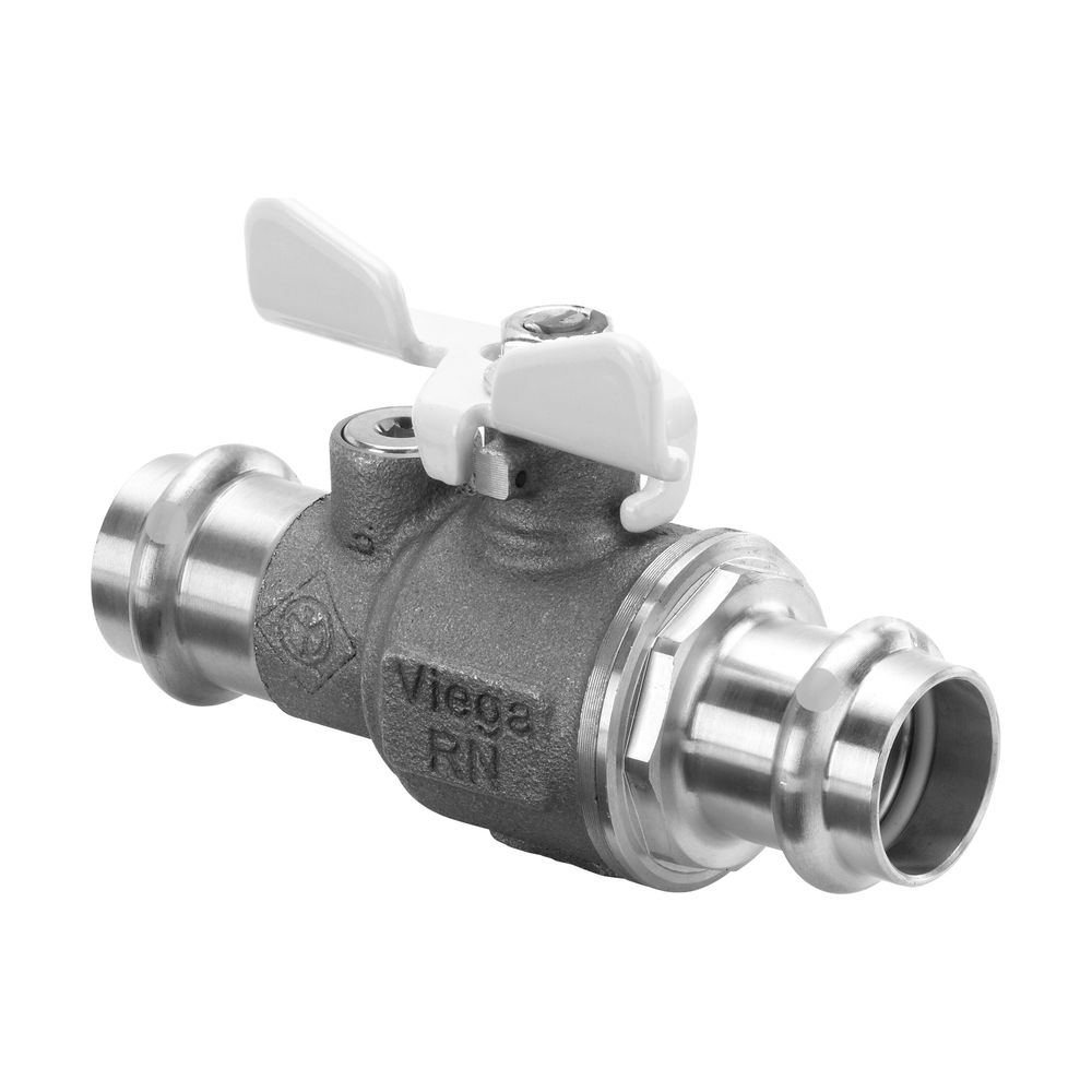 Viega Profipress G Gaskugelhahn mit SC-Contur 2671 mit Prüföffnung, d. 22mm, Rotguss... VIEGA-587444 4015211587444 (Abb. 5)