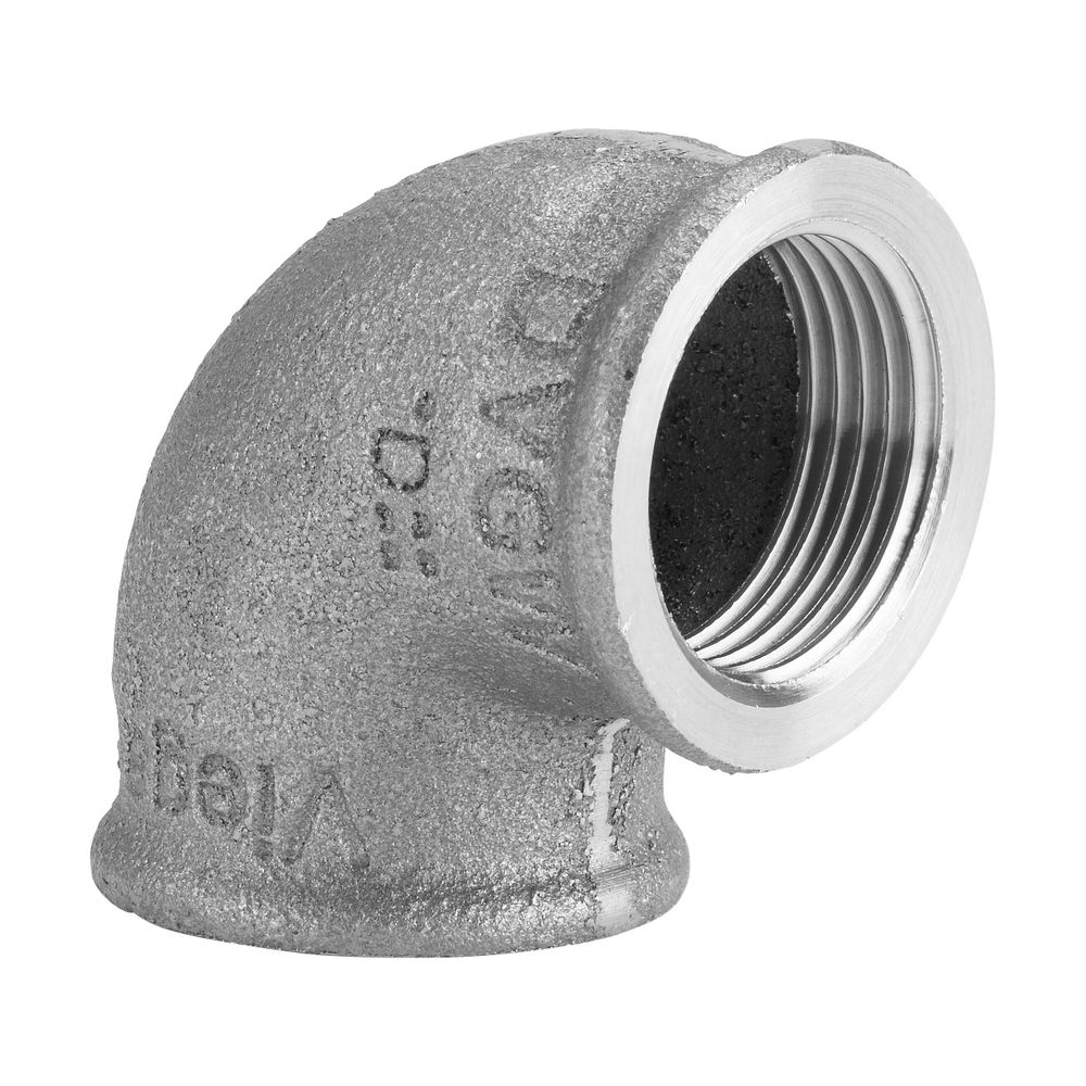 Viega Bogen 90 Grad 3090, Rp 1/2" x Rp 1/2", Rotguss... VIEGA-269272 4015211269272 (Abb. 3)