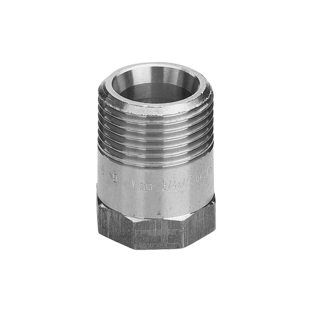 Viega Reduziernippel 3243 mit Mehrkant und Innenkonus, G 3/4" x Rp 1/2", Rotguss... VIEGA-441494 4015211441494 (Abb. 3)