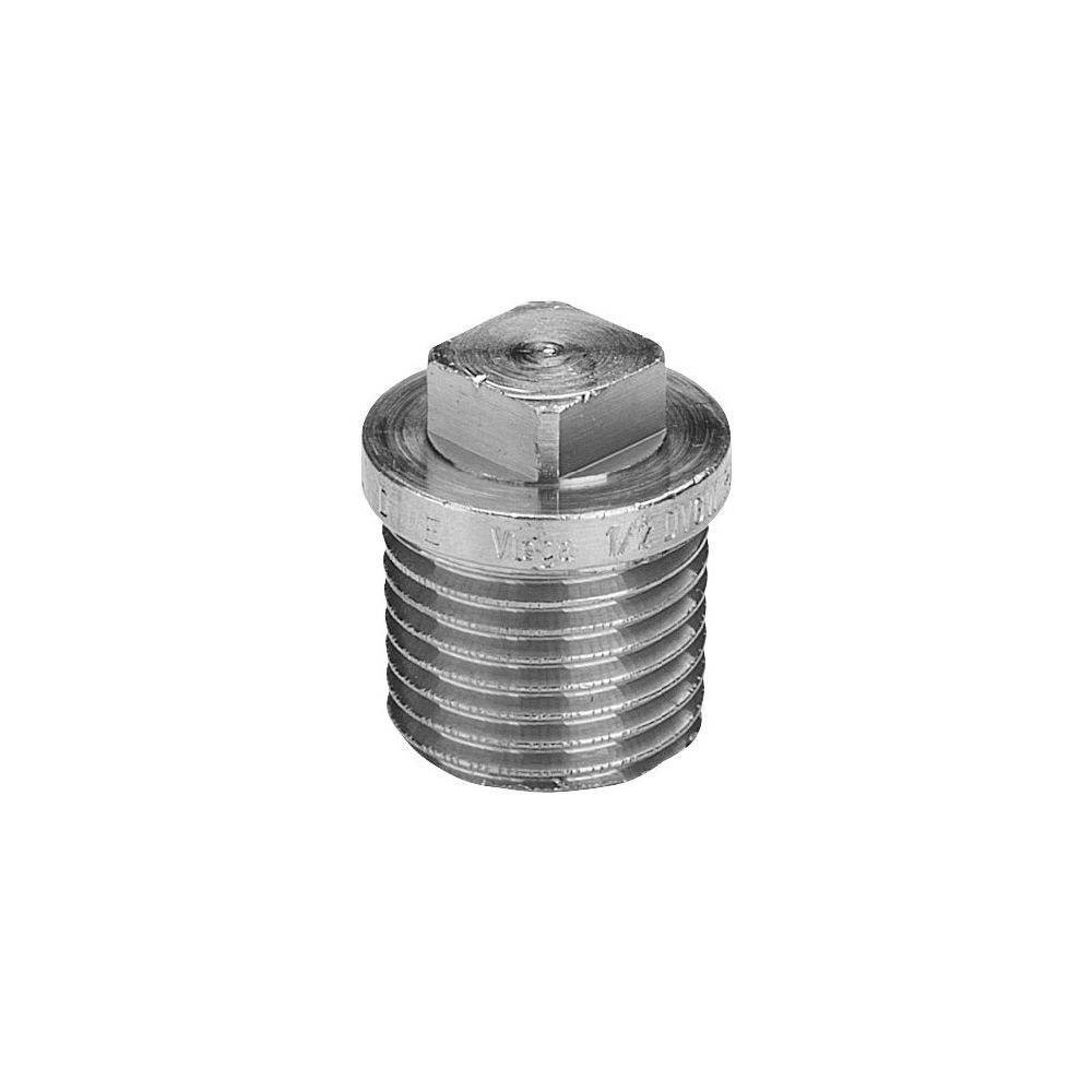 Viega Stopfen 3290 mit Vierkant und Rand, R 1/2", Rotguss... VIEGA-320102 4015211320102 (Abb. 3)