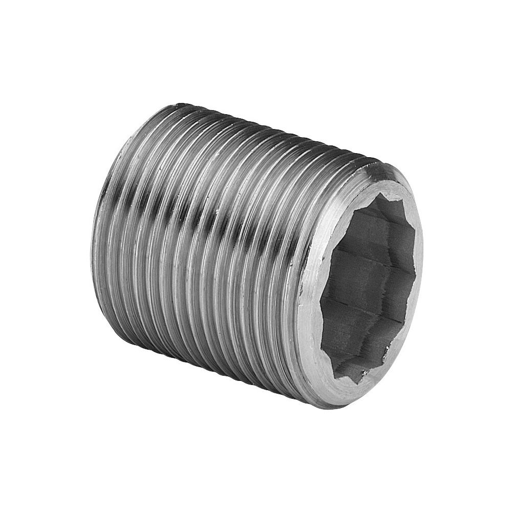 Viega Langnippel 3535 mit Innenvielkant, G 1/2" x 60mm, Rotguss... VIEGA-319366 4015211319366 (Abb. 3)