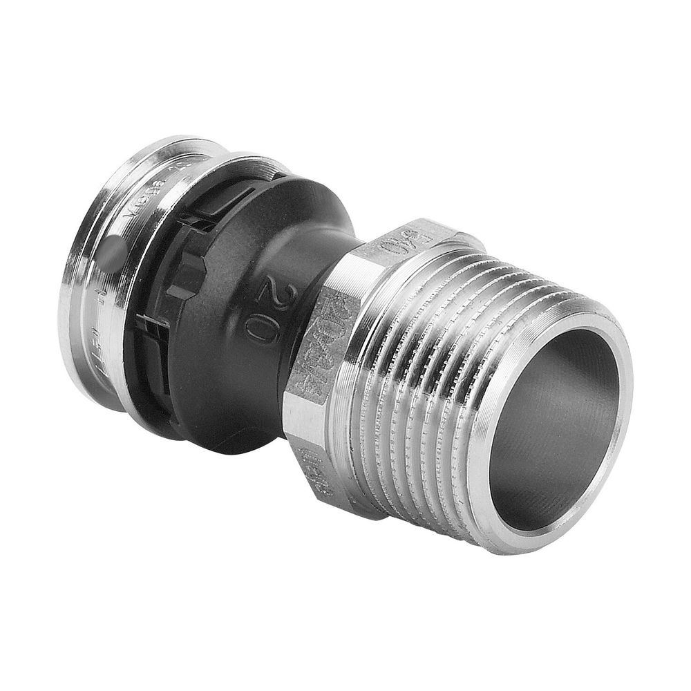 Viega Übergangsstück mit SC Raxinox 4411 in 16mm x R3/4 Stahl nichtrostend... VIEGA-724061 4015211724061 (Abb. 3)