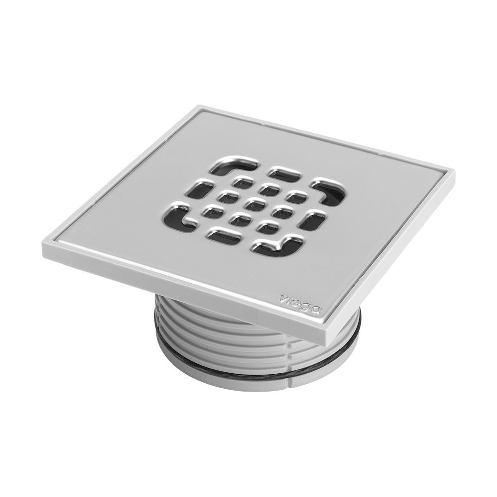 Viega Aufsatz 4934.4, Rost verschraubt, 150x150mm, Kunststoff, Grau... VIEGA-555238 4015211555238 (Abb. 3)