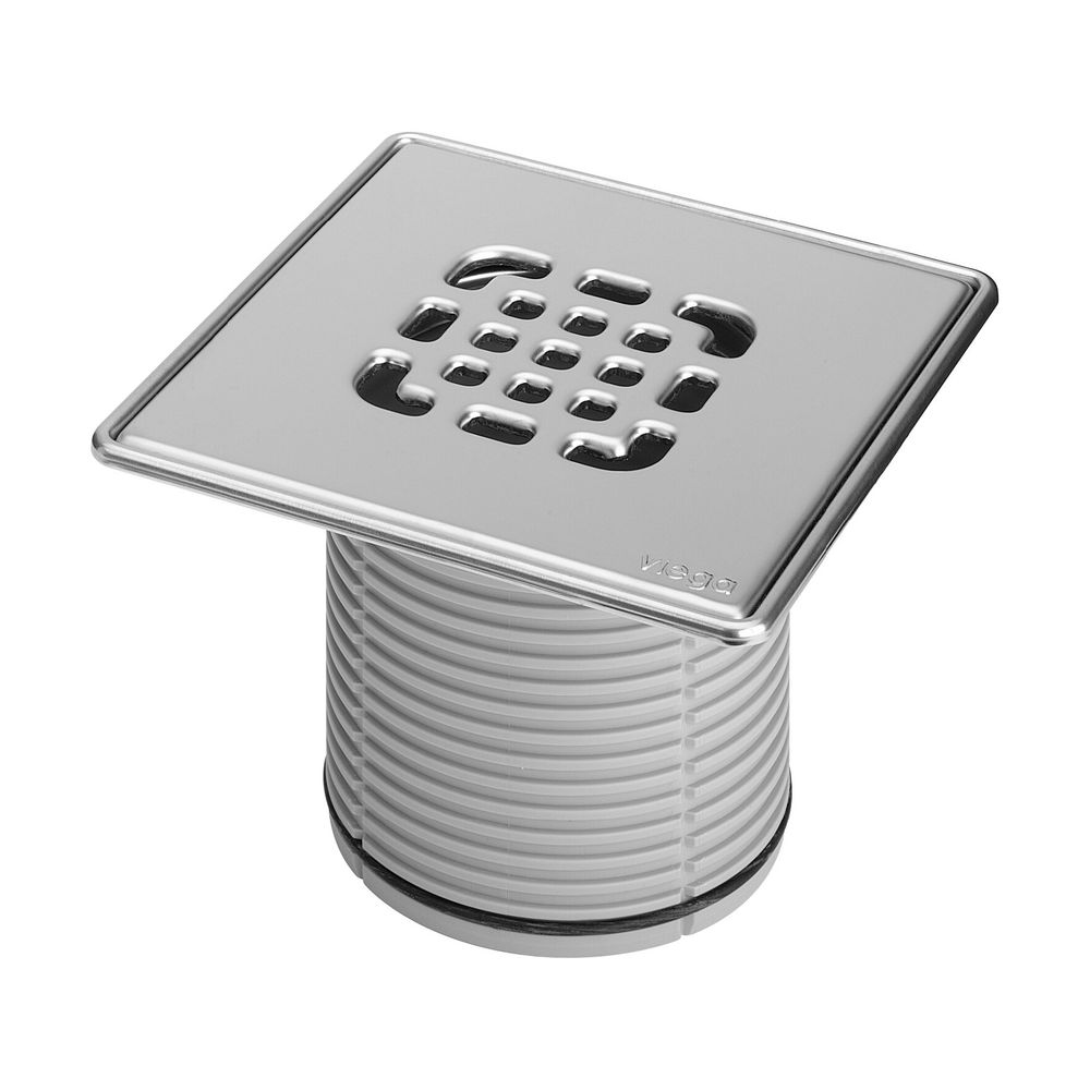 Viega Aufsatz 4934.5, Rost verschraubt, 150x150mm, Kunststoff, Grau... VIEGA-555450 4015211555450 (Abb. 3)