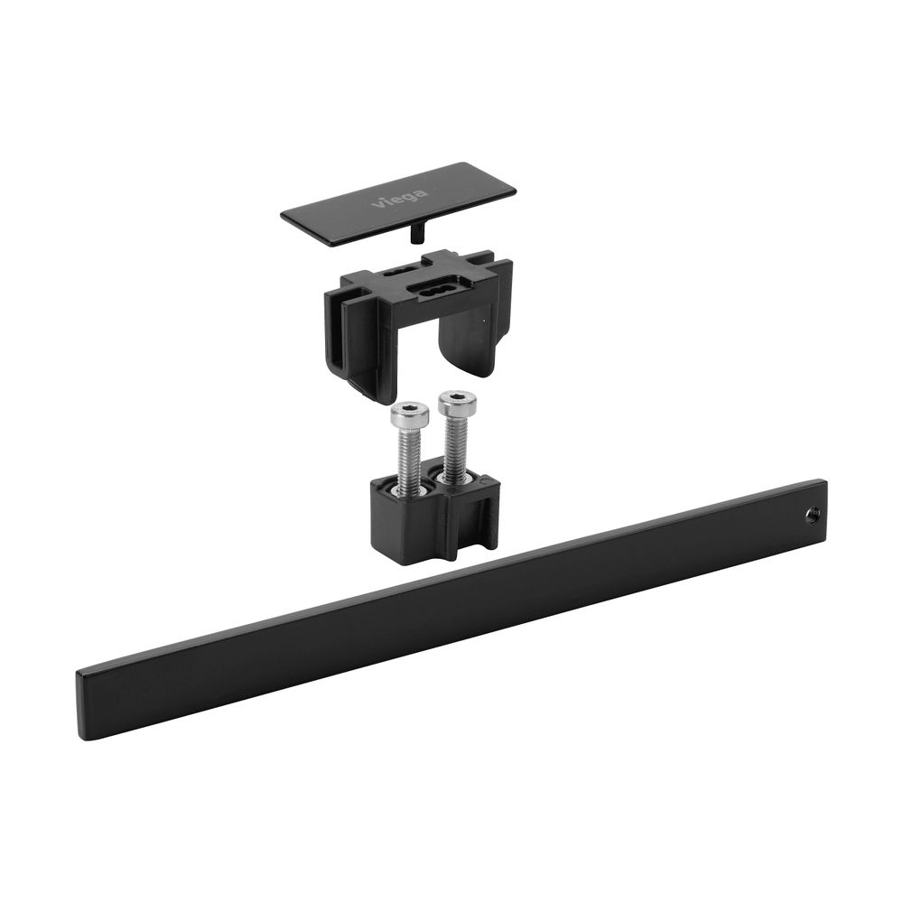 Viega Advantix Vario-Duschrinnen-Stegrostset SR3 4965.62, 200mm Edelstahl, Schwarz... VIEGA-711856 4015211711856 (Abb. 5)