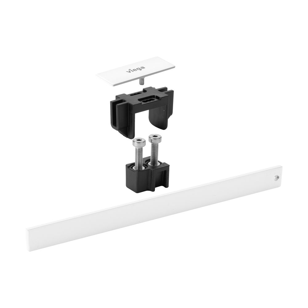 Viega Advantix Vario-Duschrinnen-Stegrostset SR4 4965.63, 200mm Edelstahl, Weiß... VIEGA-711863 4015211711863 (Abb. 5)