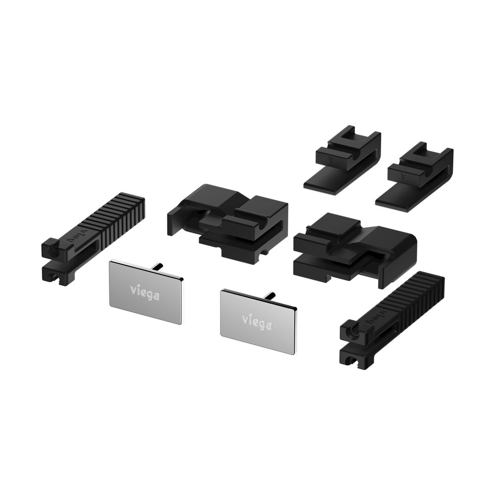 Viega Advantix Vario Zubehörset 4967.86, 300-1200mm, Edelstahl, Schwarz... VIEGA-736620 4015211736620 (Abb. 3)