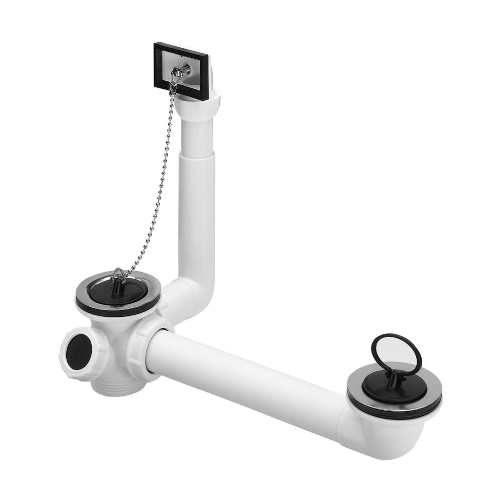 Viega Ab- und Überlaufgarnitur 7823.42, G 1 1/2" x 70mm x 100-270mm, Kunststoff... VIEGA-107116 4015211107116 (Abb. 4)