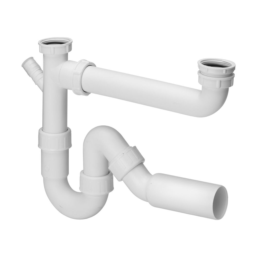 Viega Ablaufverbindung 79485.20, G 1 1/2" x 40mm x 90-310mm, Kunststoff, Weiß... VIEGA-109585 4015211109585 (Abb. 4)