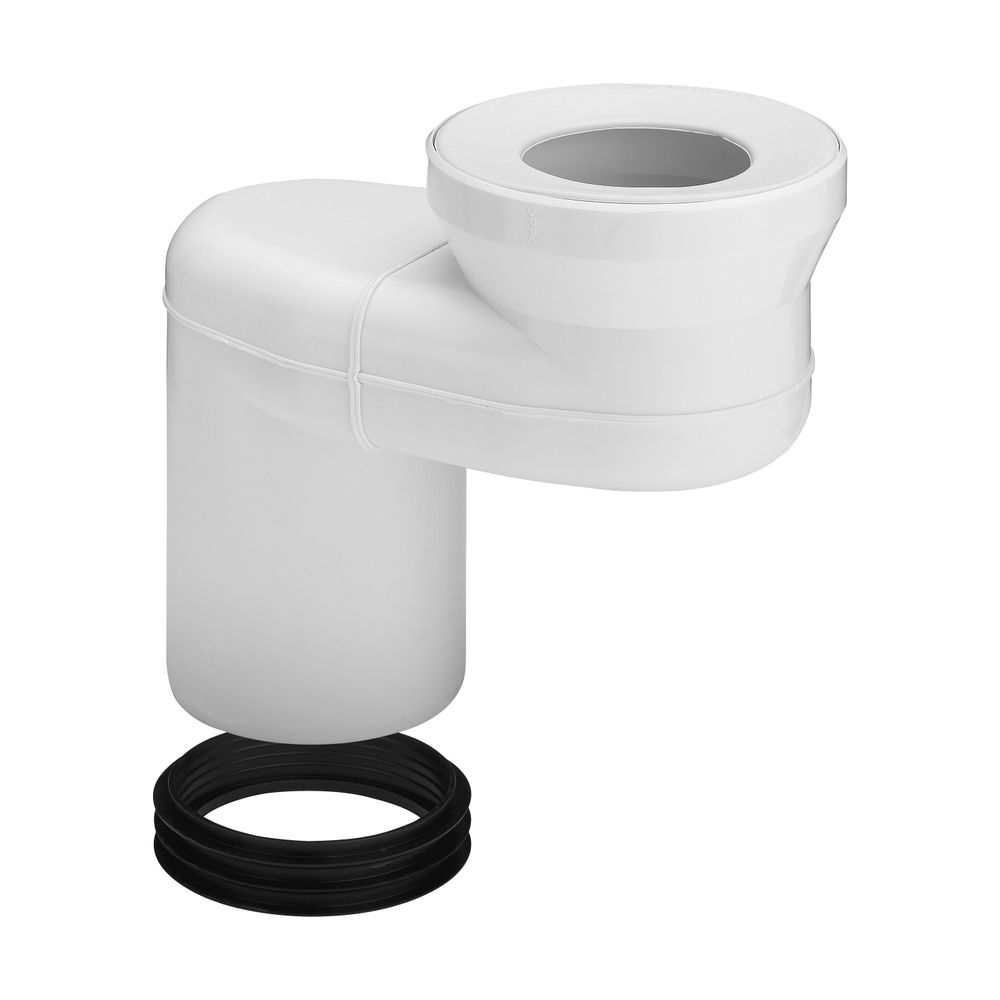 Viega Versprungbogen 90 Grad 8090.1, DN 100, Versprung 120mm, Kunststoff, Weiß... VIEGA-340780 4015211340780 (Abb. 4)