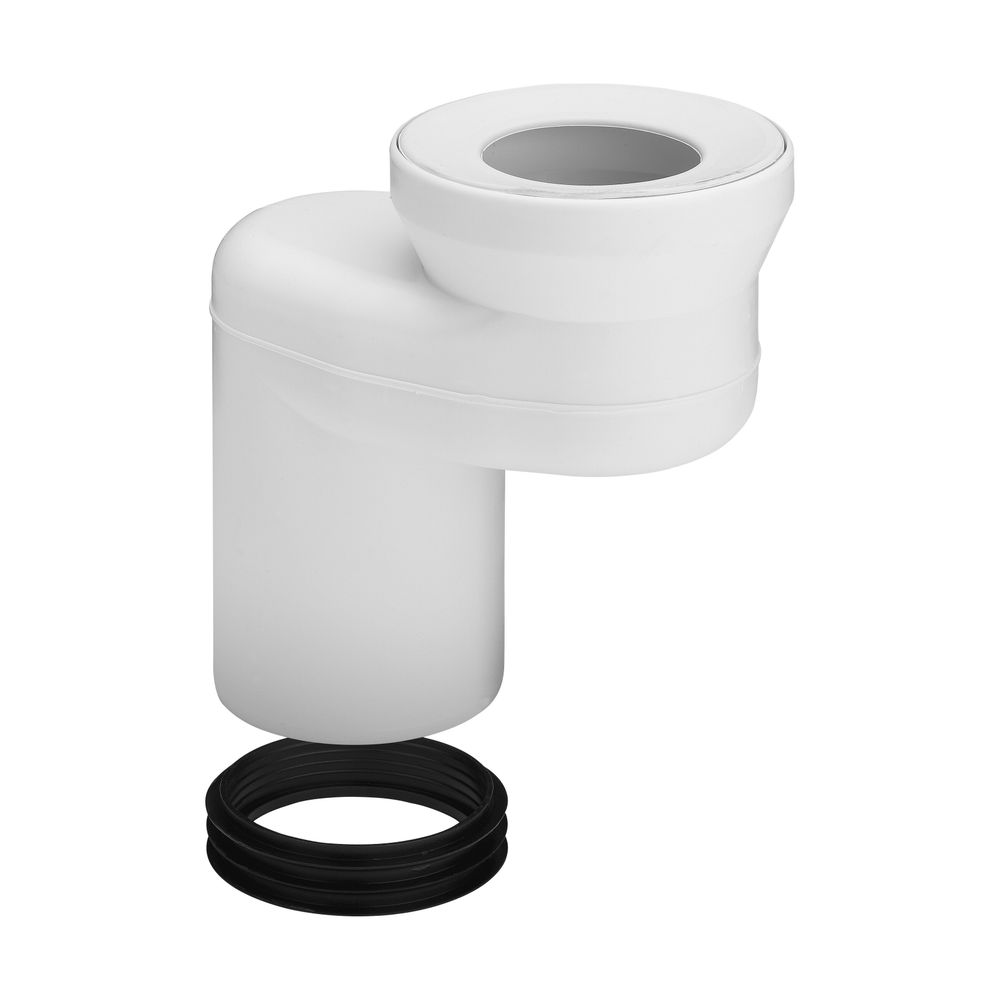 Viega Versprungbogen 90 Grad 8090.2, DN 100, Versprung 90mm, Kunststoff, Weiß... VIEGA-484354 4015211484354 (Abb. 4)