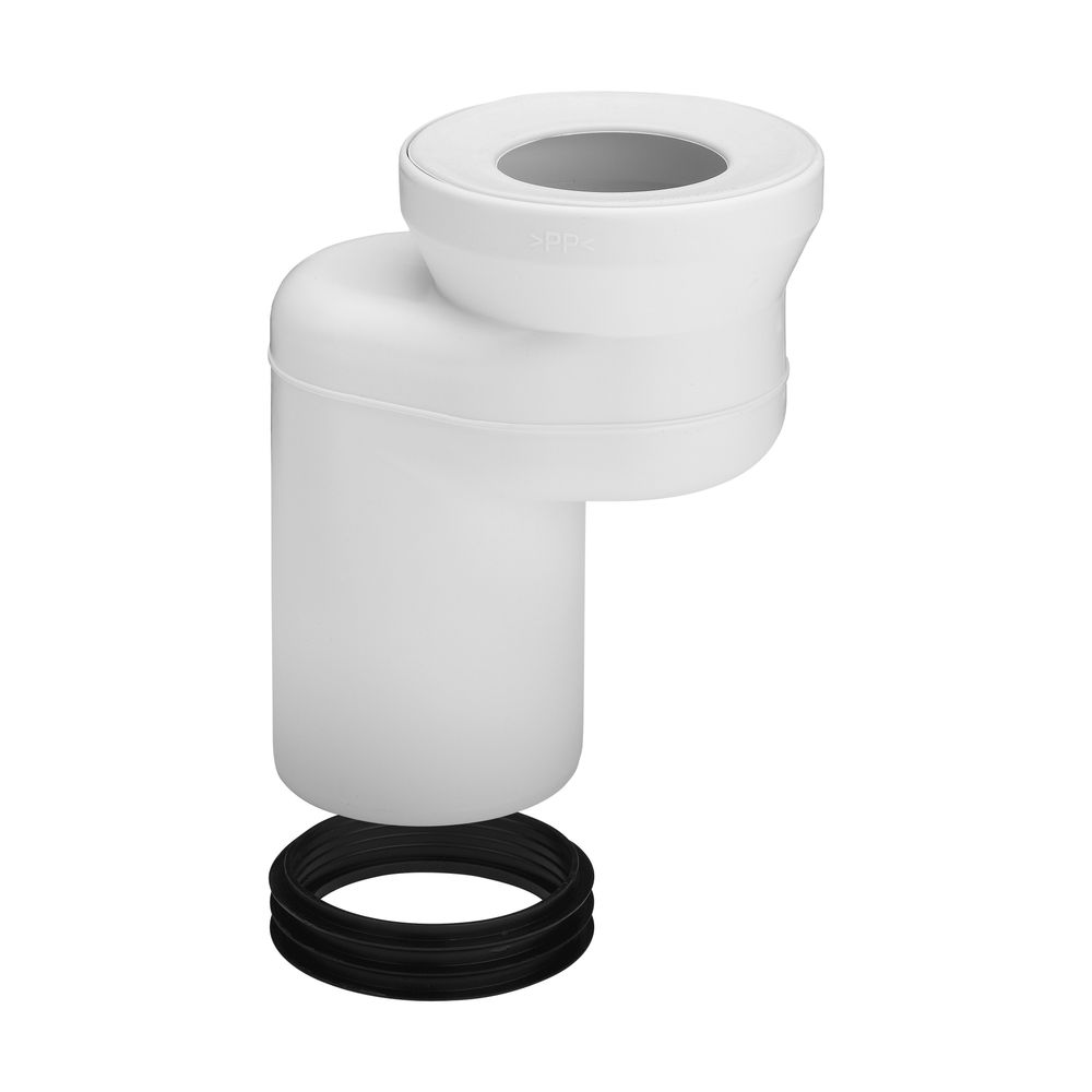 Viega Versprungbogen 90 Grad 8090.3, DN 100, Versprung 60mm, Kunststoff, Weiß... VIEGA-484361 4015211484361 (Abb. 4)