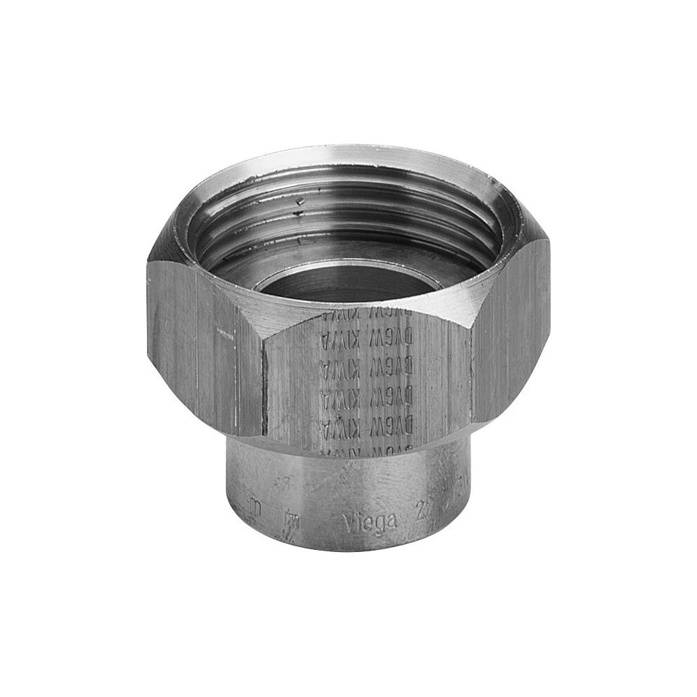 Viega Anschlussverschraubung 94359, flachdichtend, d. 22mm x G 1", Rotguss/Messing... VIEGA-288389 4015211288389 (Abb. 4)