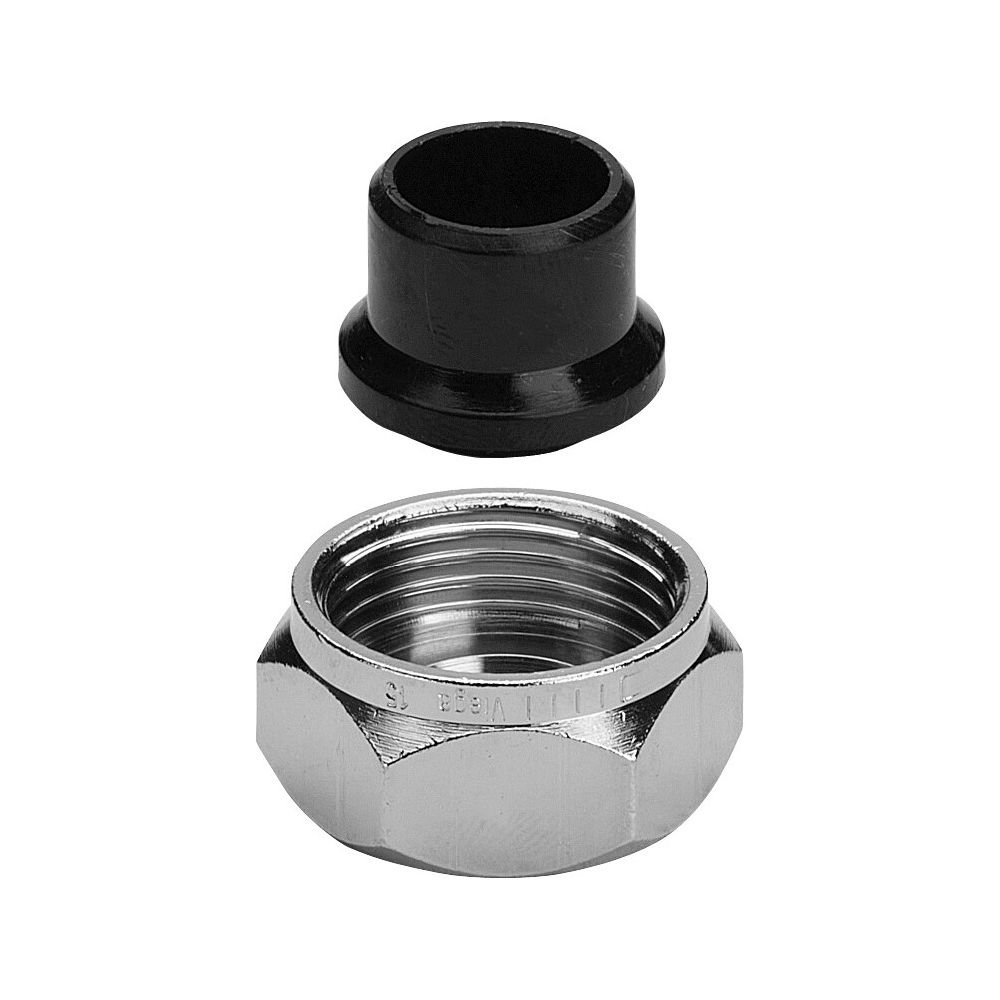 Viega Anschlussverschraubung 94385.1, d. 15mm x G 3/4", Messing vernickelt... VIEGA-105358 4015211105358 (Abb. 3)