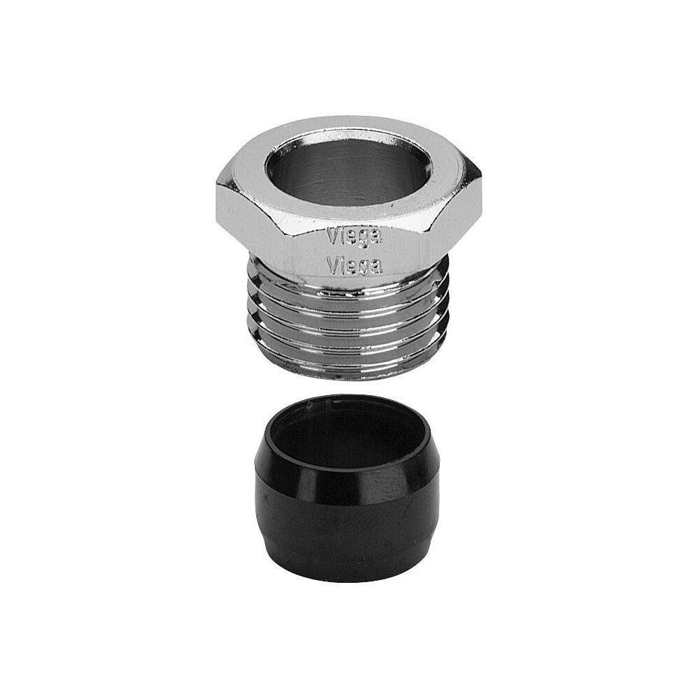 Viega Anschlussverschraubung 94576.1, d. 15mm x G 1/2", Messing vernickelt... VIEGA-112059 4015211112059 (Abb. 3)