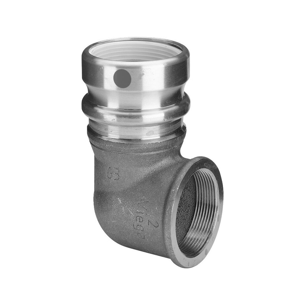 Viega Geopress Übergangsbogen 90 Grad mit SC-Contur 9614.2TW, d. 32mm x Rp 1", Rotguss... VIEGA-767983 4015211767983 (Abb. 4)