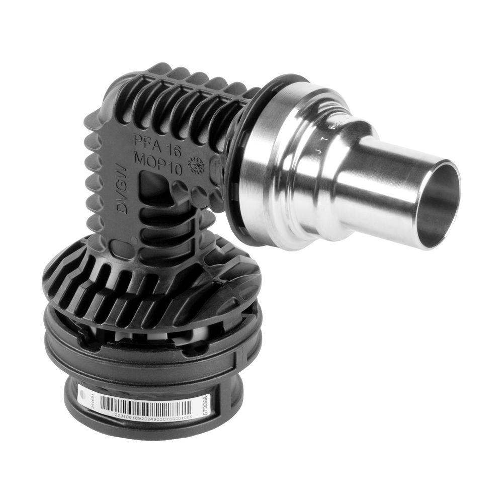 Viega Geopress K Einsteckbogen I/A 90 Grad SC-Contur 9716.1TW, d. 42x50mm, Kunststoff... VIEGA-822743 4015211822743 (Abb. 3)
