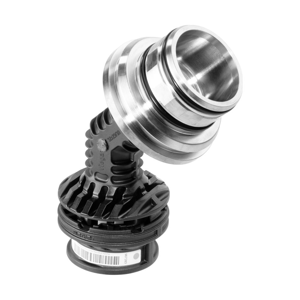 Viega Bogen 45 Grad m.SC Geopress K 9794.1TW in 63mm Kunststoff... VIEGA-768256 4015211768256 (Abb. 3)