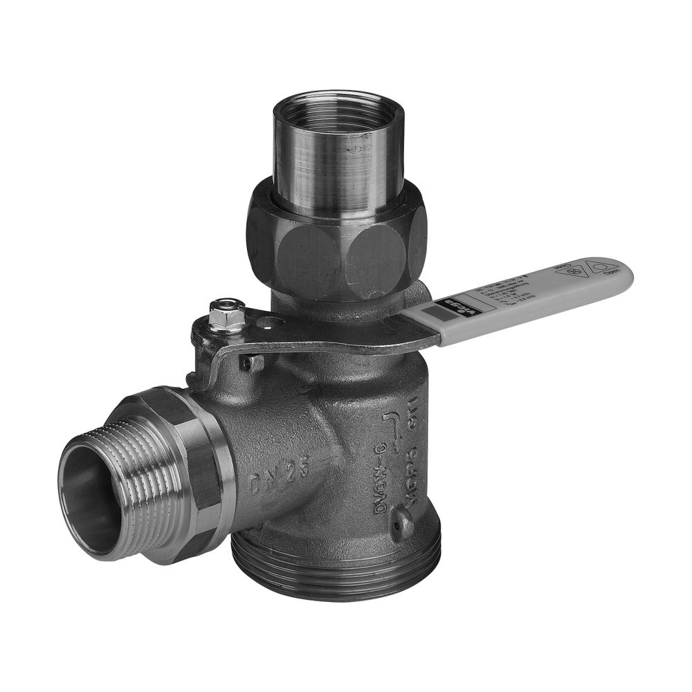 Viega Gaszähler-Kugeleckhahn G2111.2S in R1 x Rp1 x (2,5m3) Messing... VIEGA-618452 4015211618452 (Abb. 5)