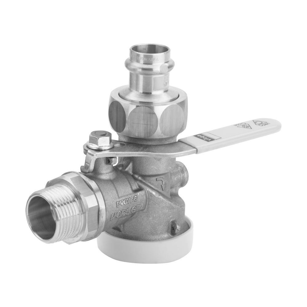 Viega Profipress G-Gaszählerkugeleckhahn mit SC-Contur für Einstutzengaszähler G2111, R 1... VIEGA-528195 4015211528195 (Abb. 4)