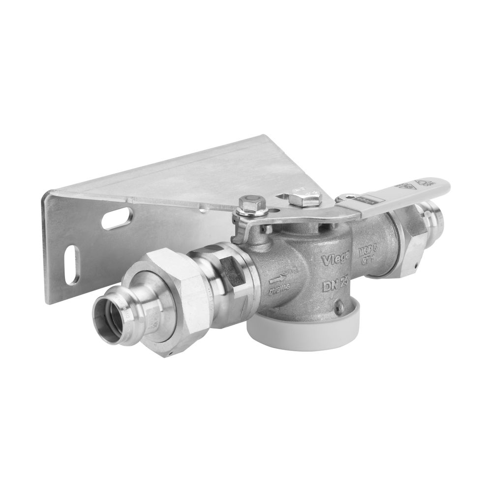 Viega Profipress G-Gaszählerkugelhahn mit SC-Contur für Einstutzengaszähler G2112, d. 22m... VIEGA-528669 4015211528669 (Abb. 5)