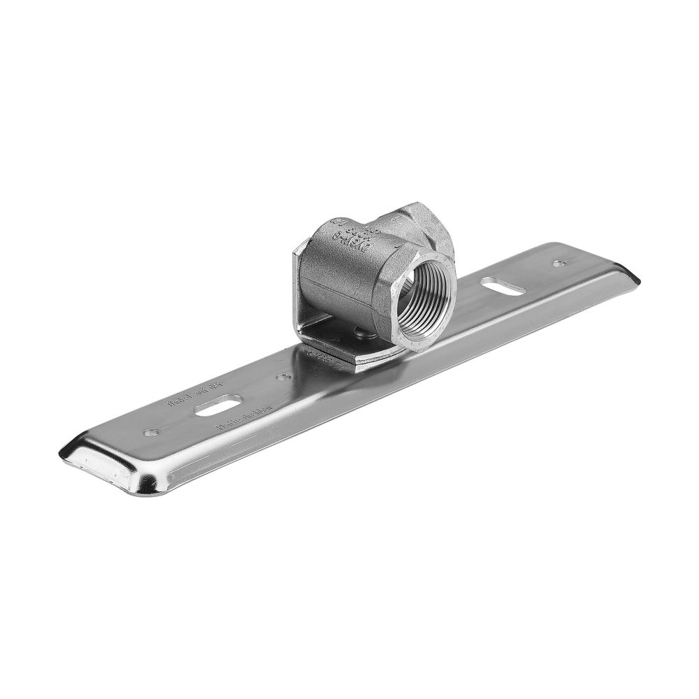 Viega Gaszähleranschlussplatte für Einstutzengaszähler G2324.2, Rp 1", Messing blank... VIEGA-533649 4015211533649 (Abb. 3)