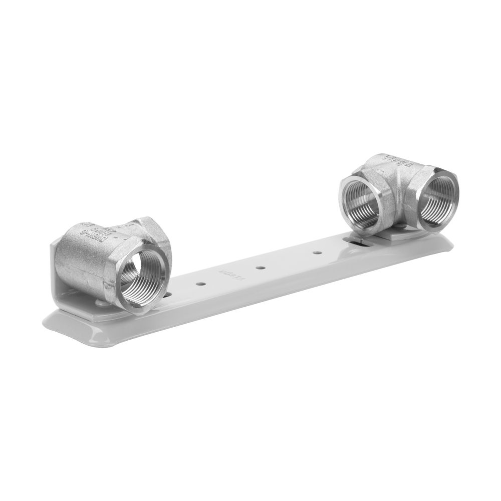 Viega Gaszähleranschlussplatte für Zweistutzengaszähler G2325.2, Rp 1", Stahl... VIEGA-531324 4015211531324 (Abb. 3)