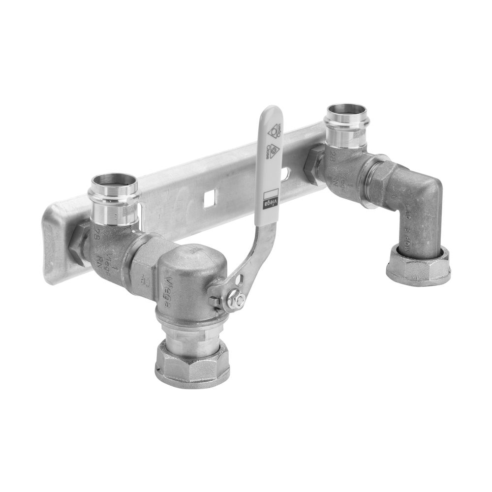 Viega Montageeinheit mit TAE G2343T in R1 x Rp1 x 28mm Stahl... VIEGA-535339 4015211535339 (Abb. 4)