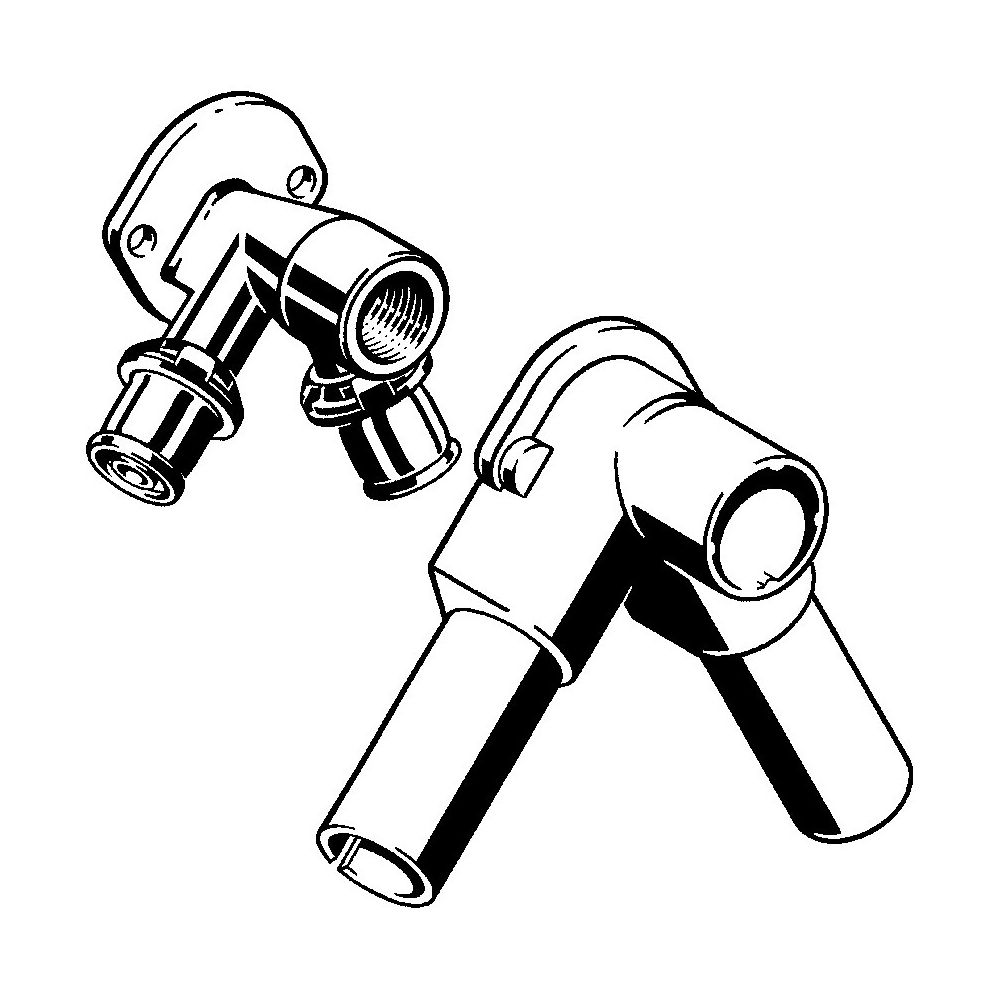 Viega Doppelwandscheibe mit SC Sanfix P 2125.4 in 16mm x Rp1/2 Rotguss... VIEGA-303648 4015211303648 (Abb. 2)