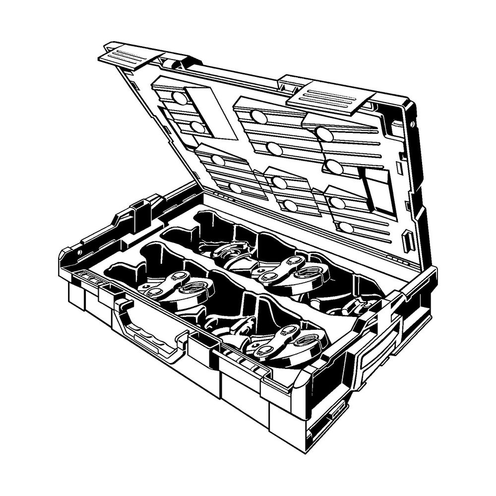 Viega Pressbackenset PT2 2202.30 in Metall 15/22/28mm... VIEGA-793470 4015211793470 (Abb. 2)