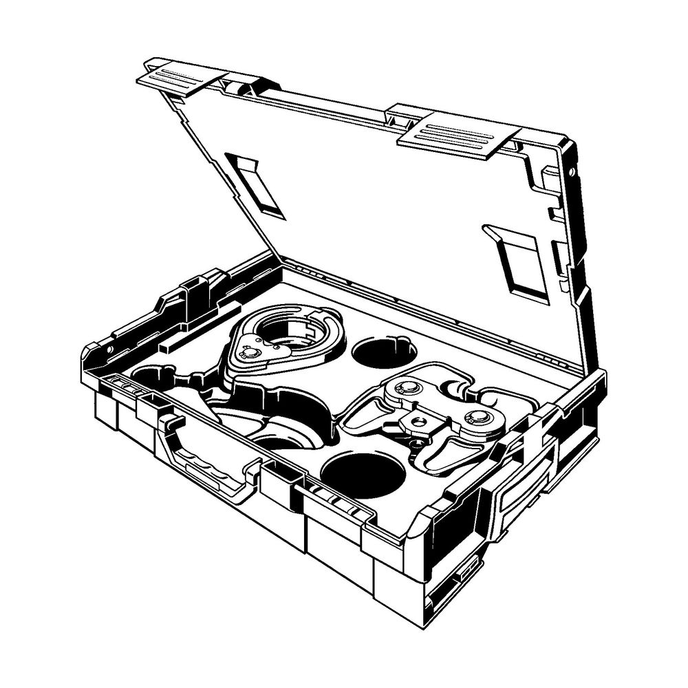 Viega PT2 Pressringset 2202.50, Metall d. 76,1 und Gelenkzugbacke Z2, Stahl phosphatiert,... VIEGA-793562 4015211793562 (Abb. 2)
