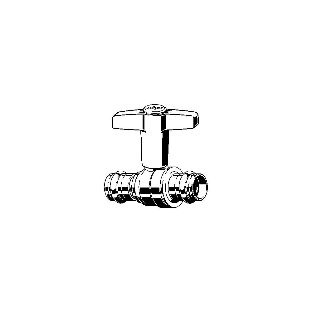 Viega Easytop XL Kugelhahn mit SC-Contur 2275LF, labs-frei, d. 42mm, Siliziumbronze... VIEGA-785000 4015211785000 (Abb. 2)