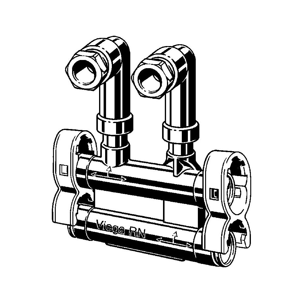 Viega Anschlussstück Sanpress 2277.2 in Rotguss... VIEGA-662509 4015211662509 (Abb. 2)