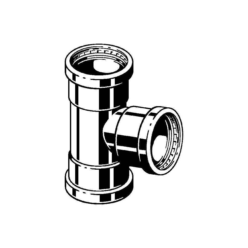 Viega T-Stück Profipress G XL 2618XL für Gas in 64,0mm Kupfer... VIEGA-577933 4015211577933 (Abb. 2)