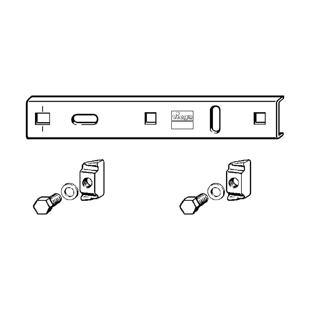 Viega Grundplatte mit SC Profipress G 26241 für Gas in 280x46mm Stahl verzinkt... VIEGA-473723 4015211473723 (Abb. 2)