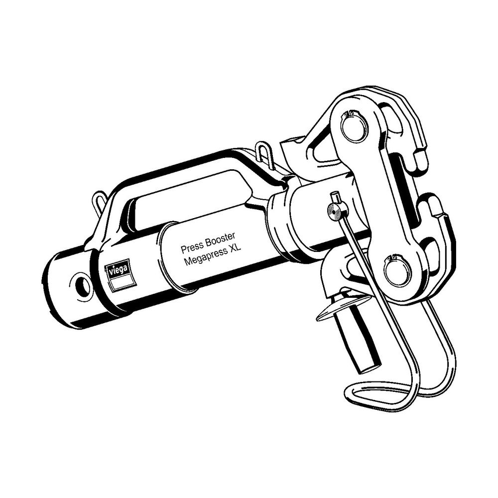 Viega Werkzeug Pressgun-Press Booster PT2 für Megapress XL 4296.4XL für 2 1/2"-4", Stahl... VIEGA-753924 4015211753924 (Abb. 2)