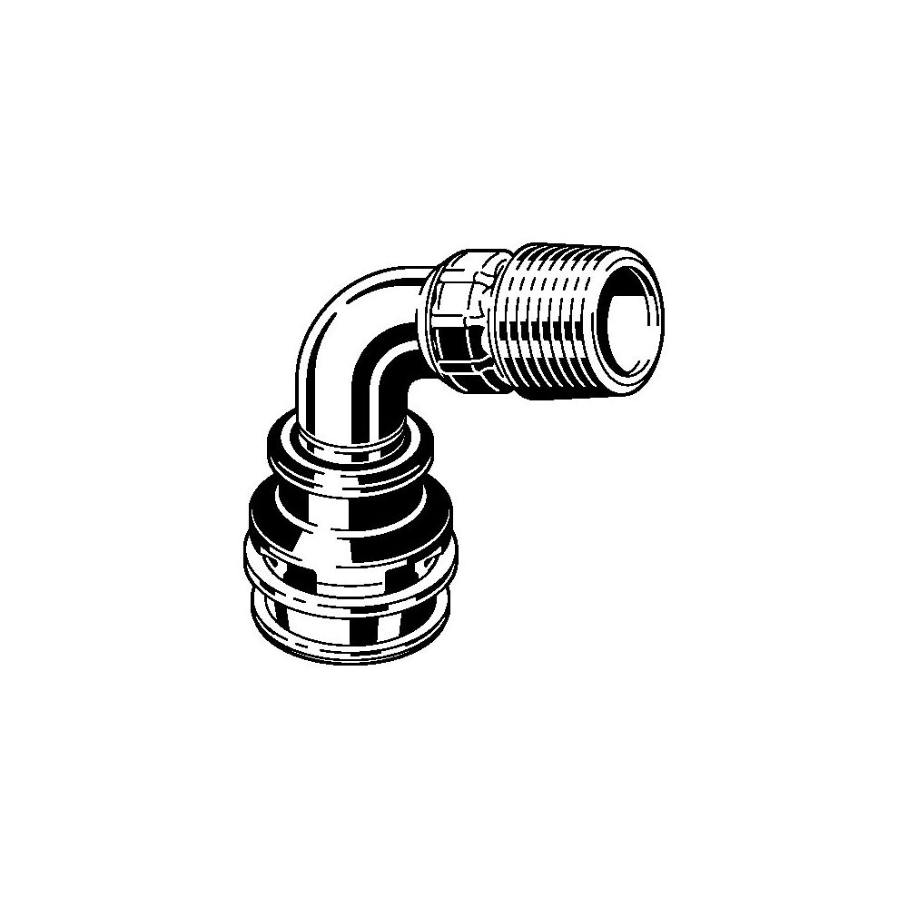 Viega Bogen 90 Grad mit SC Raxinox 4414 in 16mm x R1/2 Stahl nichtrostend... VIEGA-724139 4015211724139 (Abb. 2)