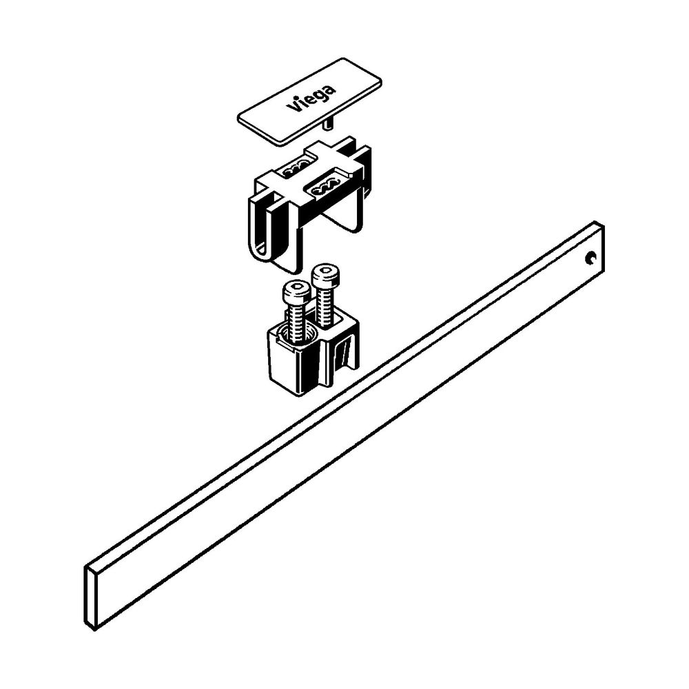 Viega Stegrost SR2 Advantix 4965.61 in 200mm Edelstahl glänzend... VIEGA-711849 4015211711849 (Abb. 2)