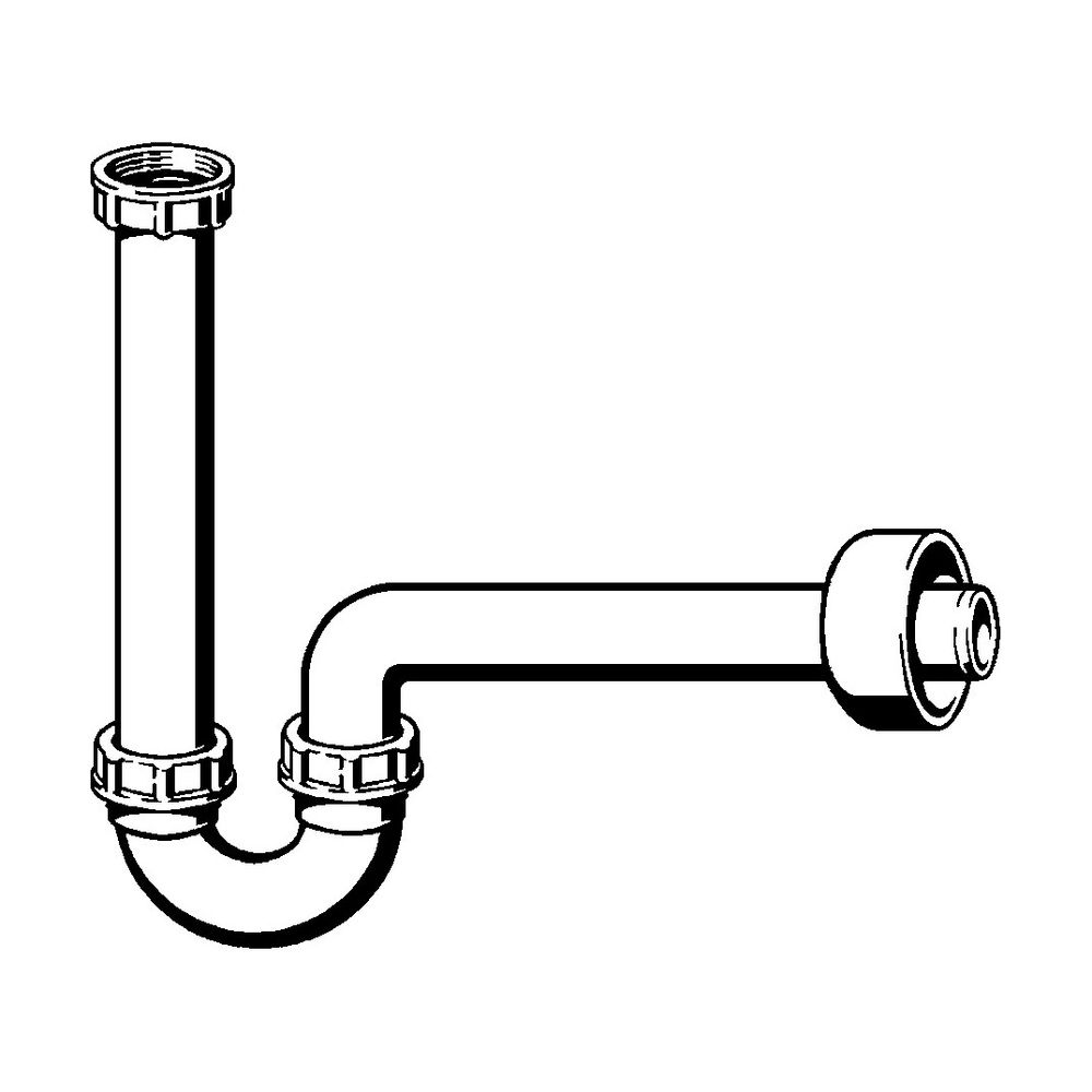 Viega Röhrengeruchverschluss 5536 in G1 1/4 x 32mm Kunststoff weiss... VIEGA-218980 4015211218980 (Abb. 2)