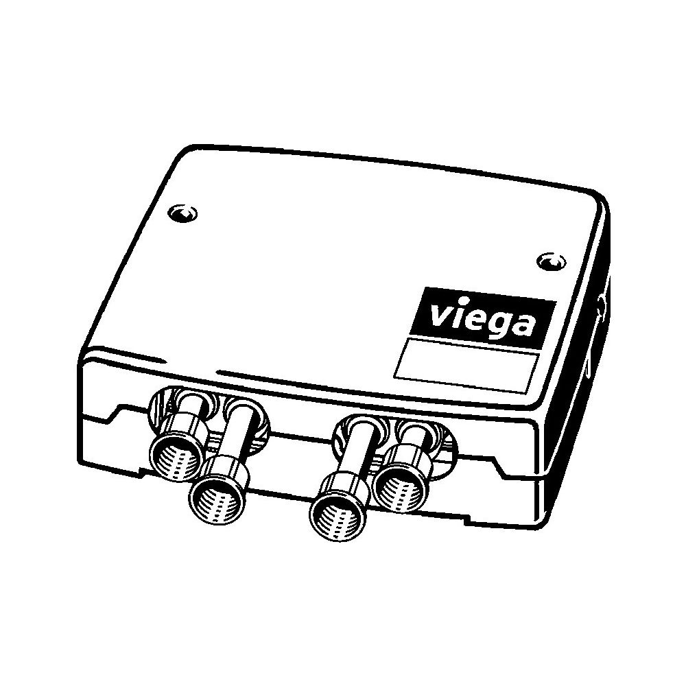 Viega Gehäuse 6146.217 in 250x180mm Messing... VIEGA-684686 4015211684686 (Abb. 2)