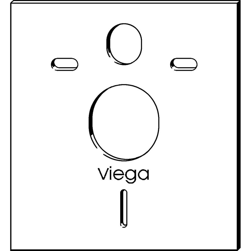 Viega Platte 8310.51 zur Reduzierung der Schallübertragung... VIEGA-575168 4015211575168 (Abb. 2)